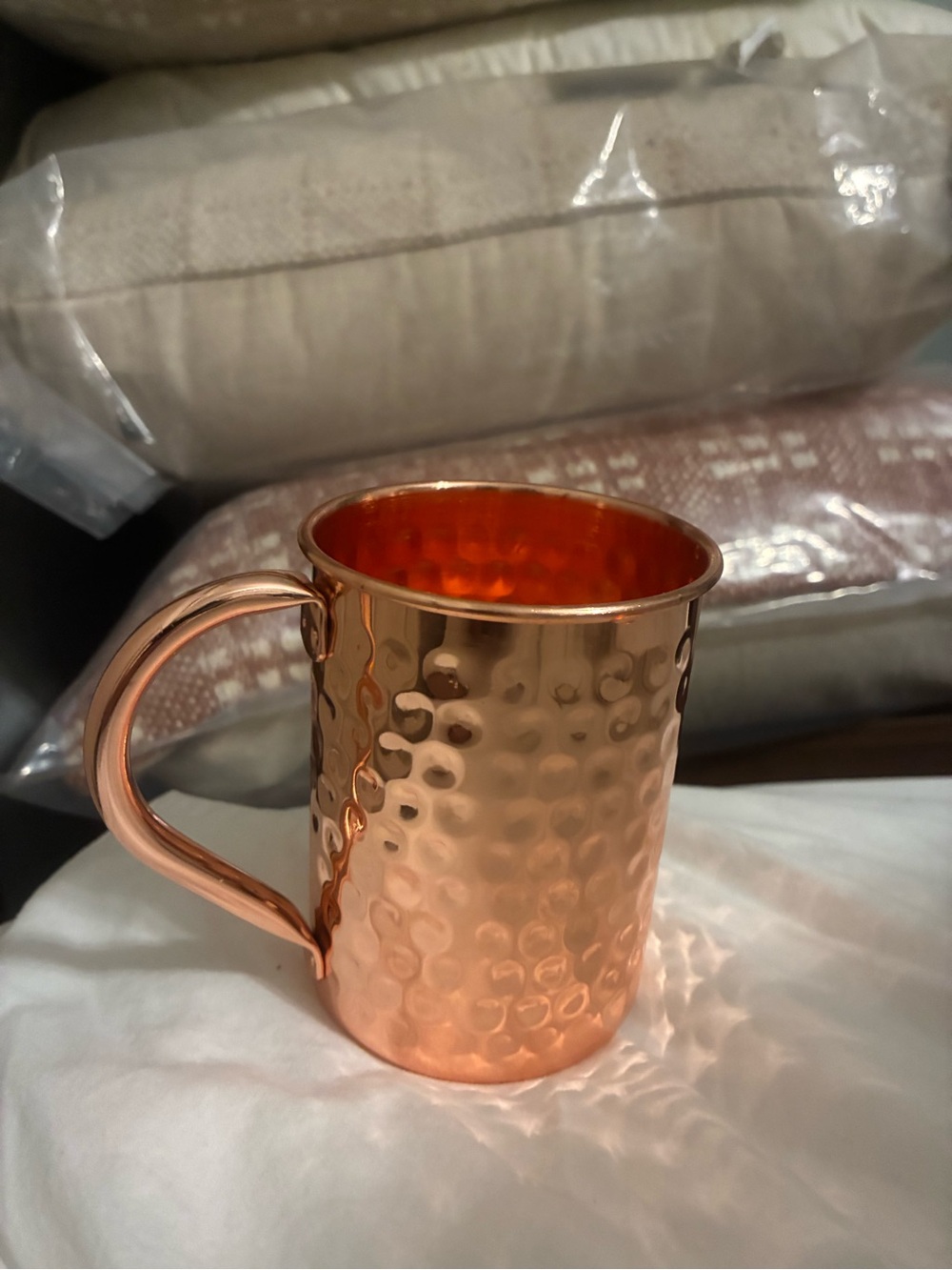 Hammered Copper Moscow Mule Mug - Copper Finish
